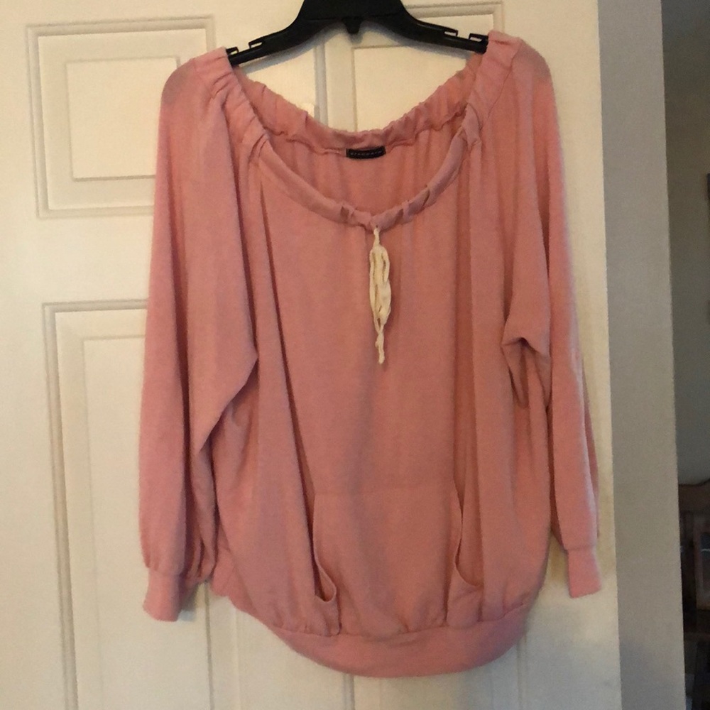 Off the shoulder sweater